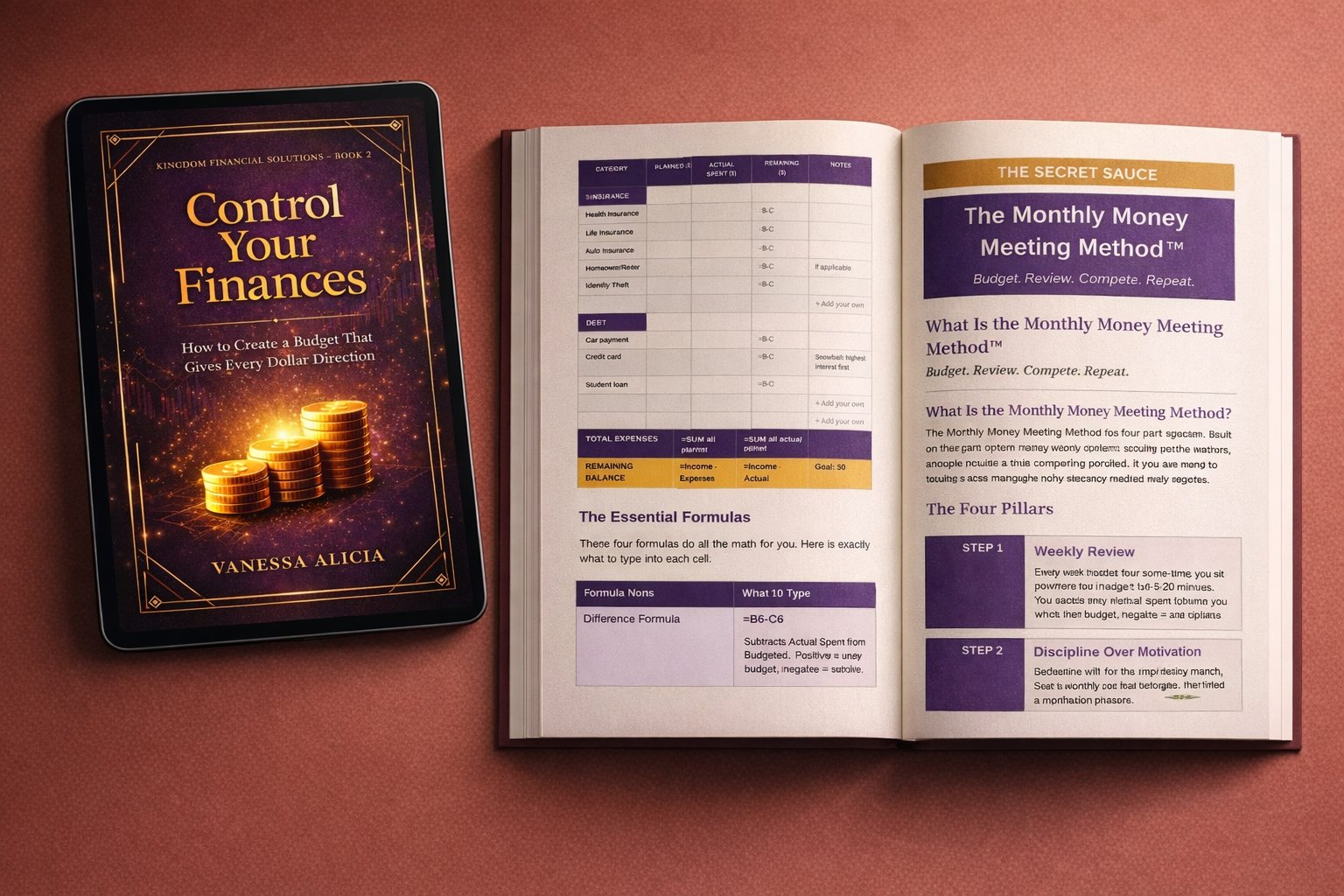 Control Your Finances — interior mockup