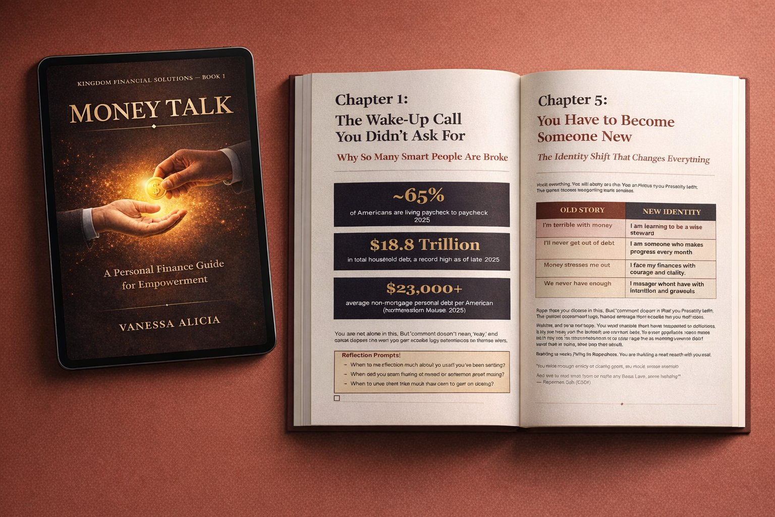 Money Talk — interior mockup